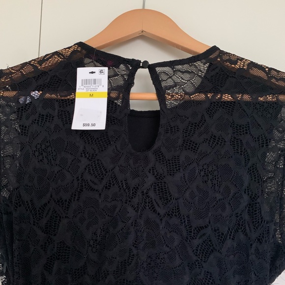 Material Girl Black Lace Dress - Picture 5 of 7
